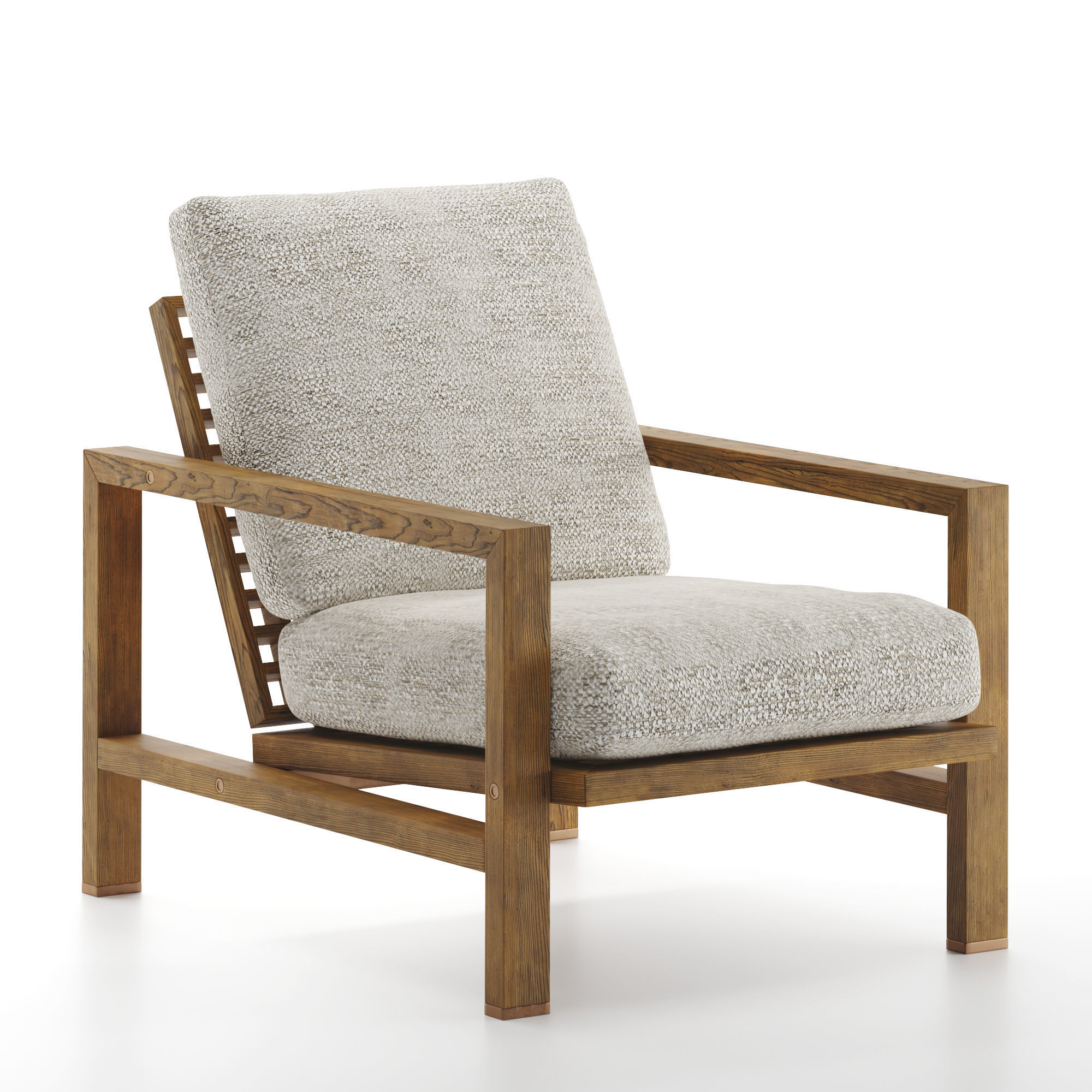 Minotti Armchair Quadrado 3D model_1