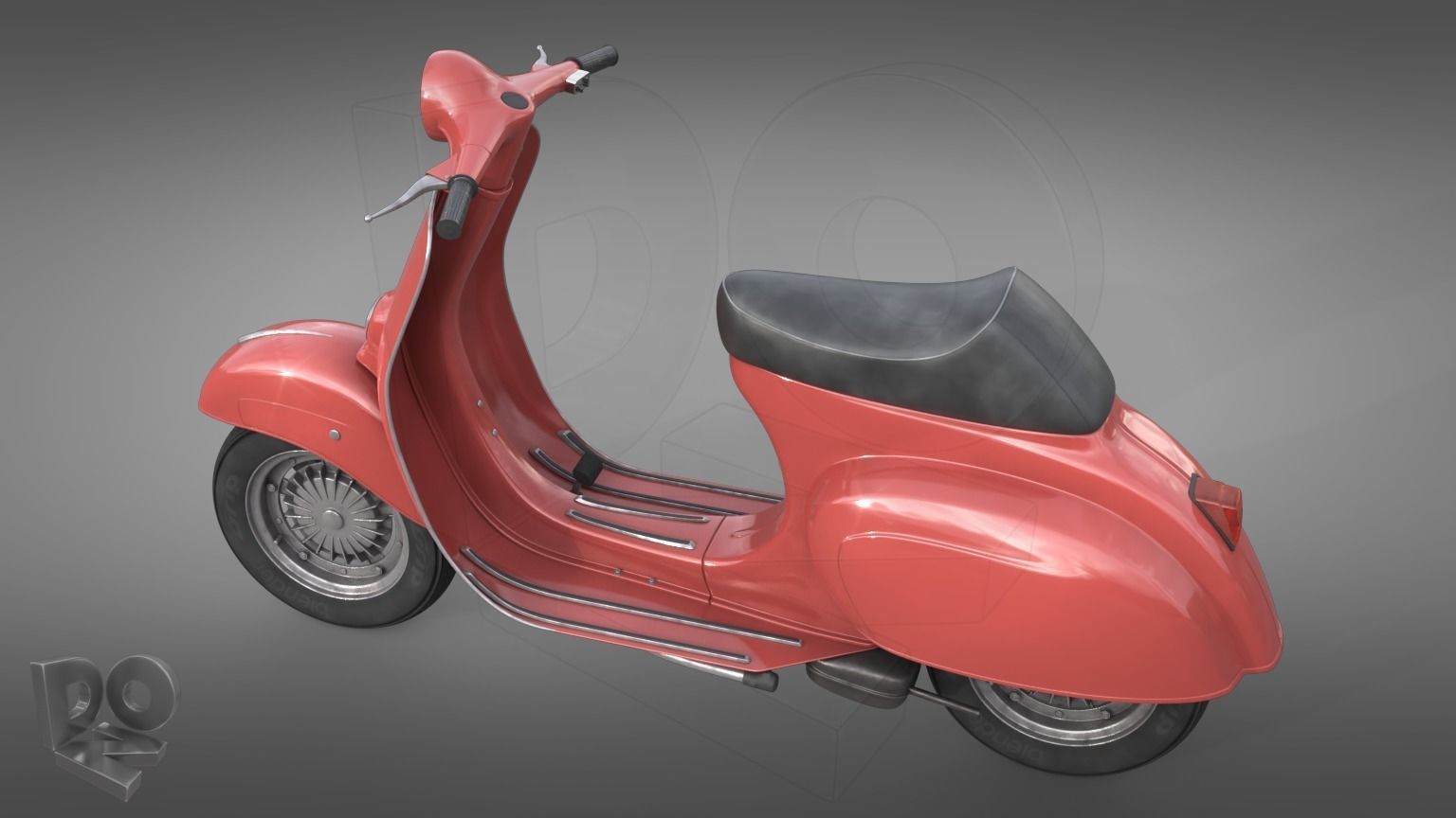 Vespa 50 3D model_18