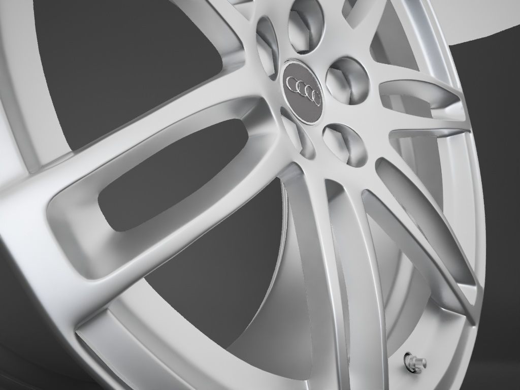 Audi RS4 Rim 3D model_2