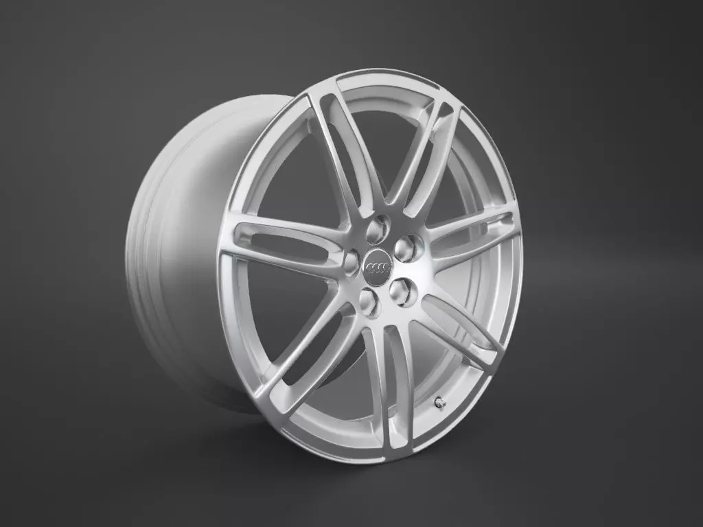 Audi RS4 Rim 3D model_0