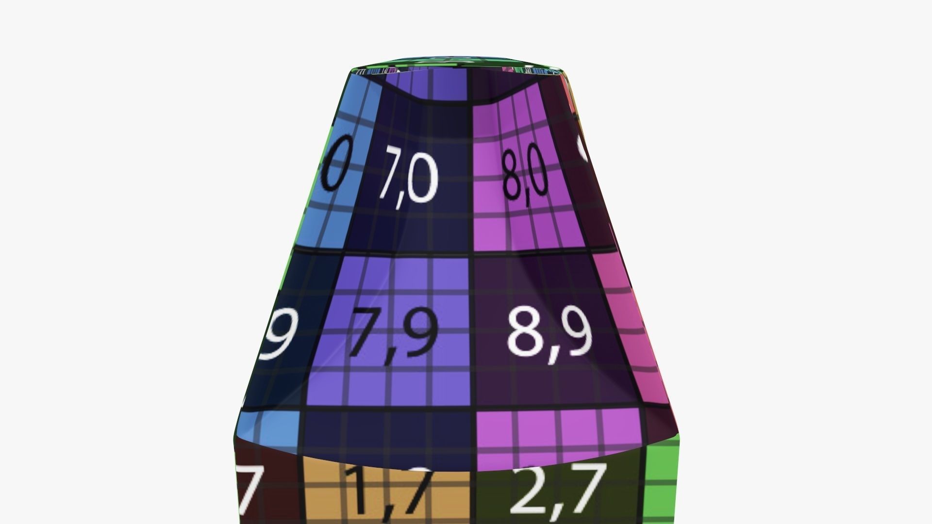 Cookie box tall cardboard  3D model_13