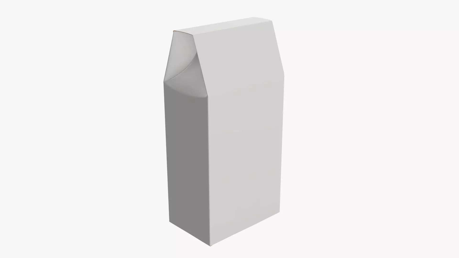Cookie box tall cardboard  3D model_0