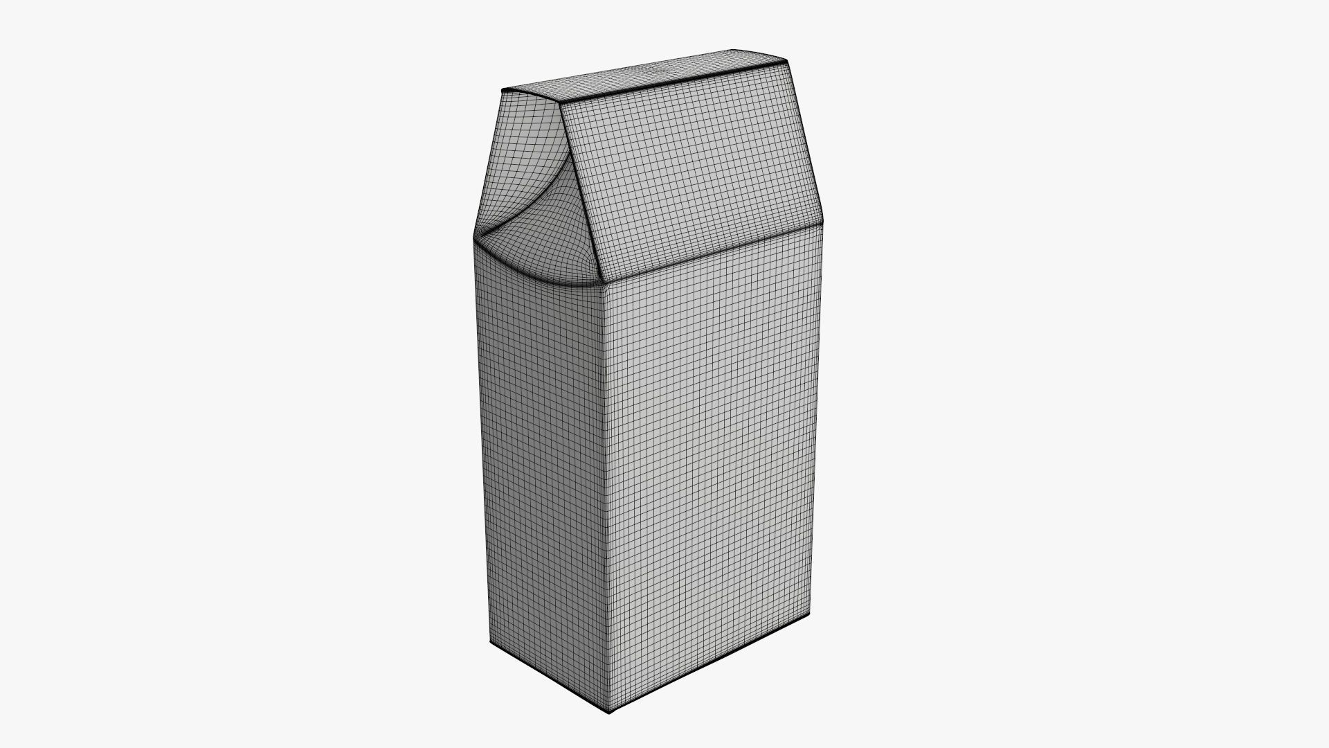 Cookie box tall cardboard  3D model_5