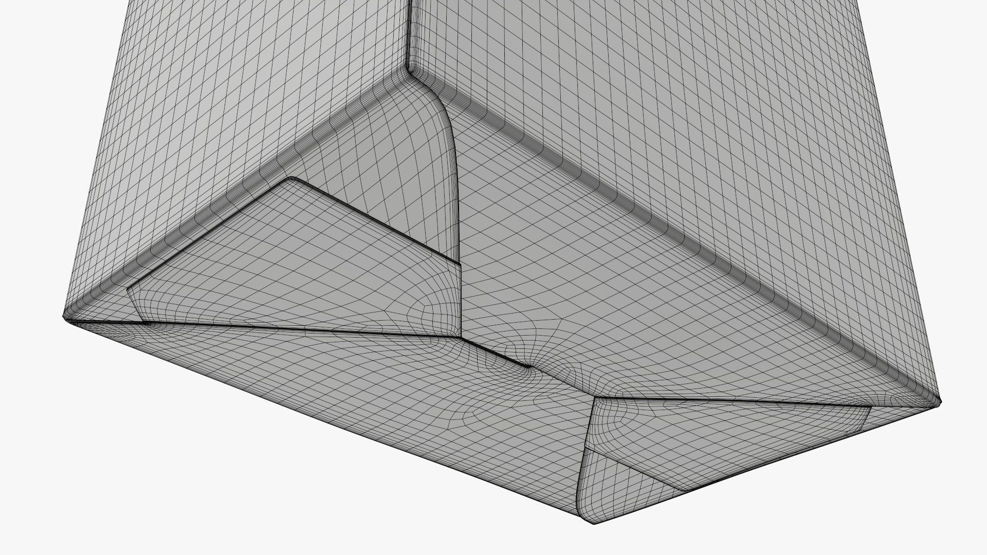 Cookie box tall cardboard  3D model_9