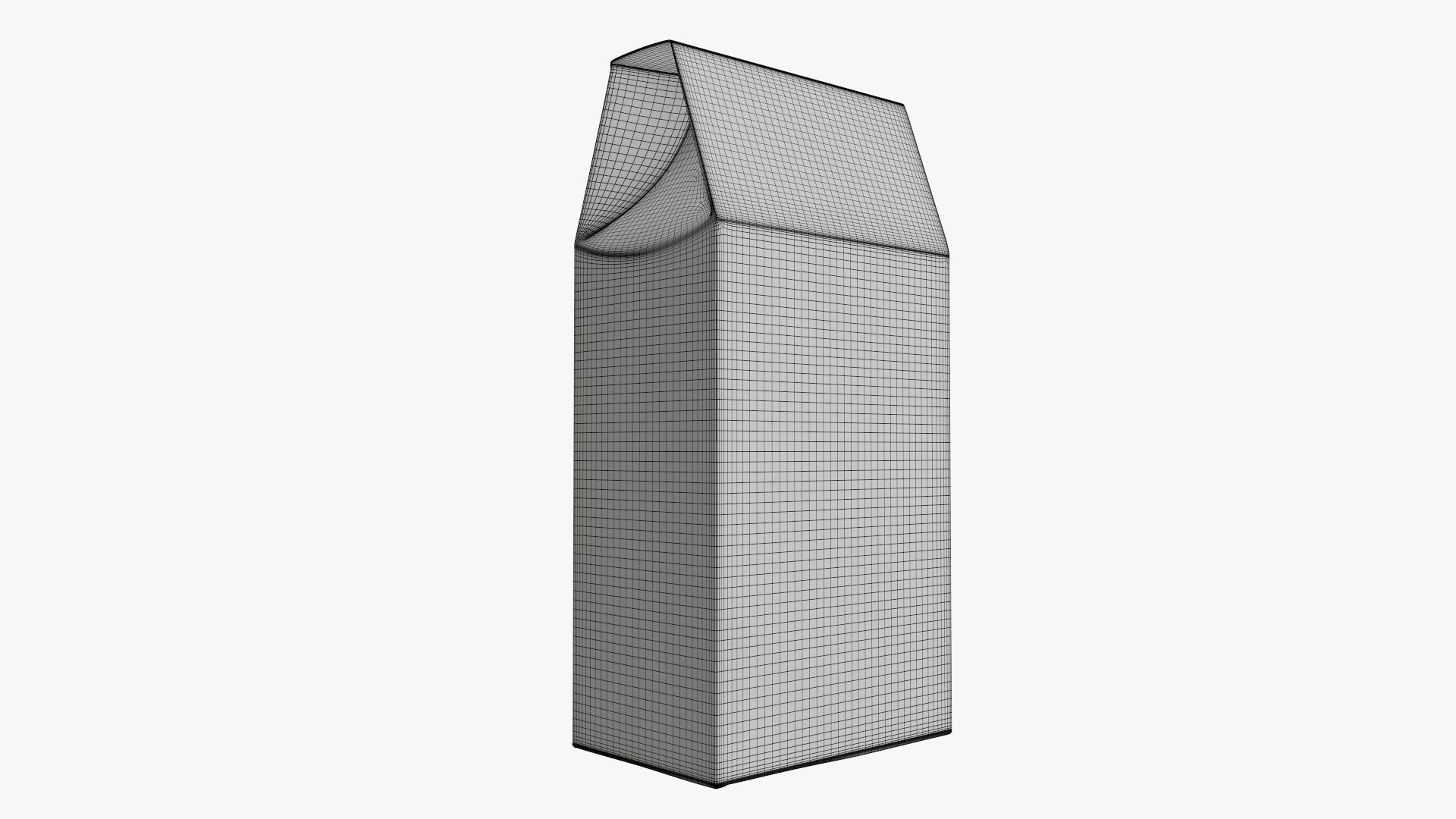 Cookie box tall cardboard  3D model_6