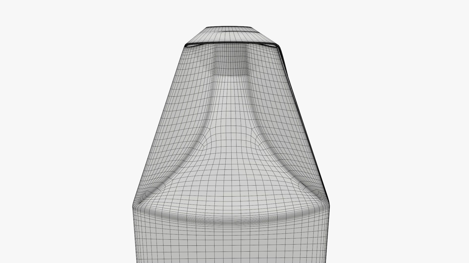 Cookie box wide cardboard 3D model_8