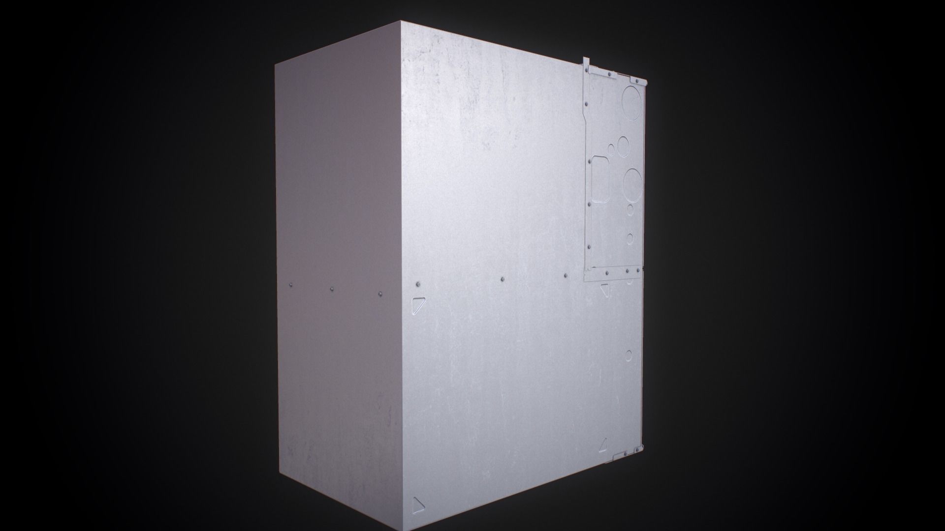 Carrier and Bryant Gas Furnace Low-poly 3D model_5