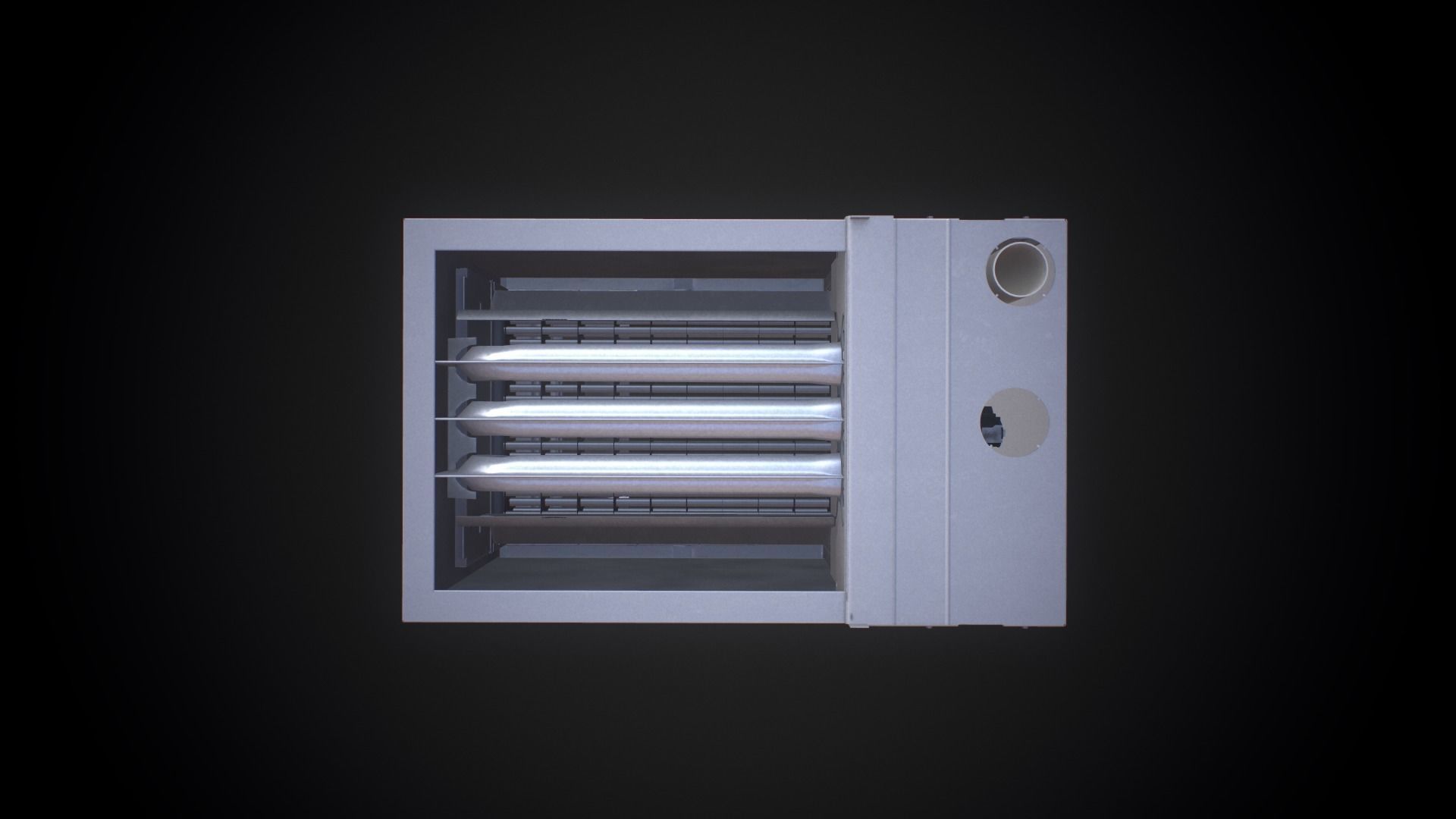 Carrier and Bryant Gas Furnace Low-poly 3D model_6