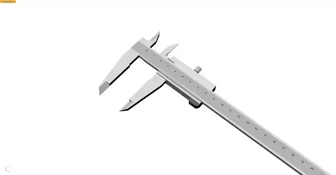 Metal caliper 3D model
