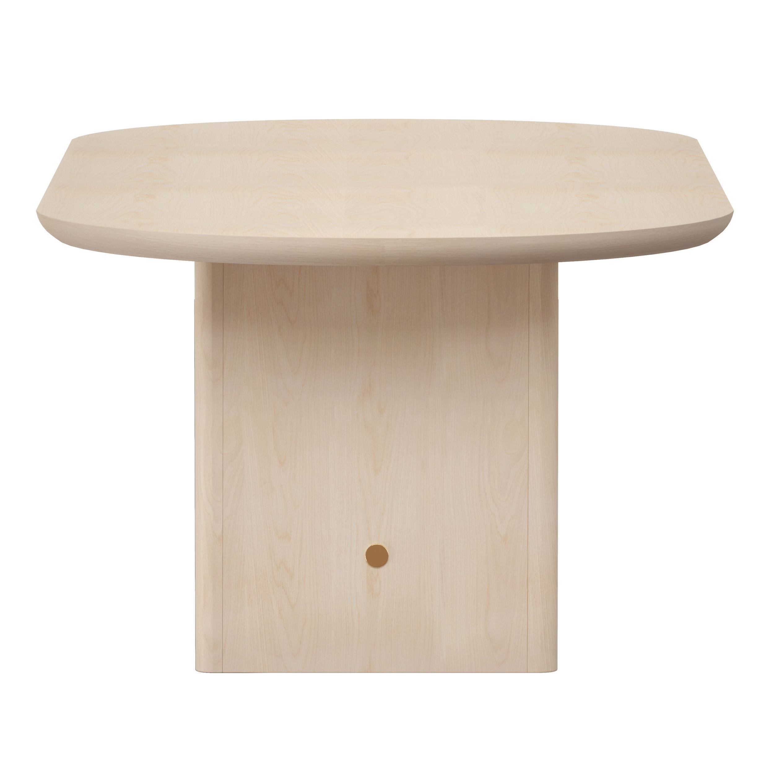 Oli Oval Dining Table Crate and Barrel 3D model_6