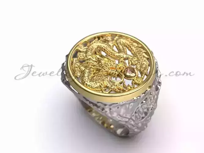ring with dragon MR 76