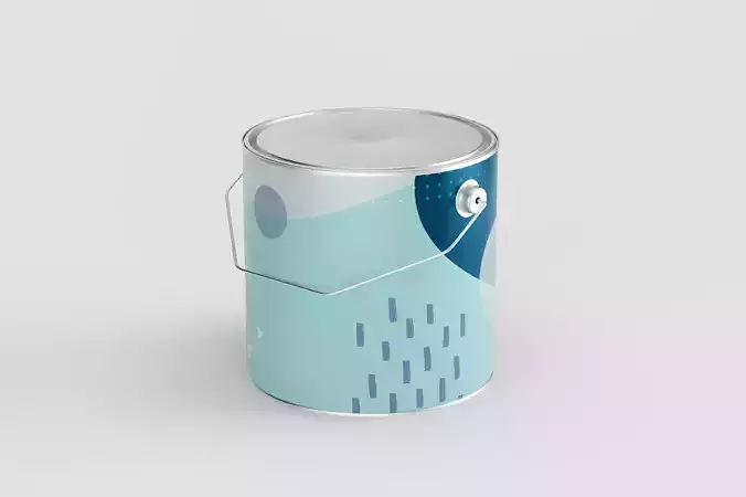 2500 ml - Paint Can 3D model
