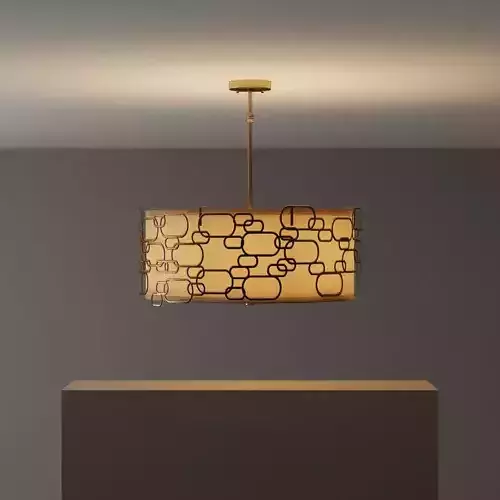 Matte gold  chandelier kit