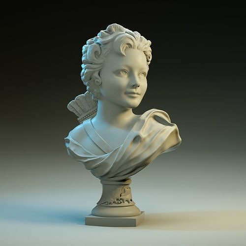 Bust of Cupid  3D print model