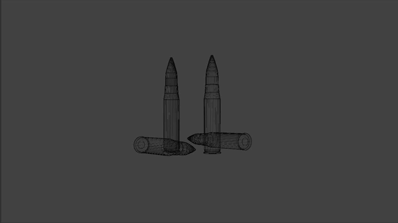 Bullet Pack Low-poly 3D model_3