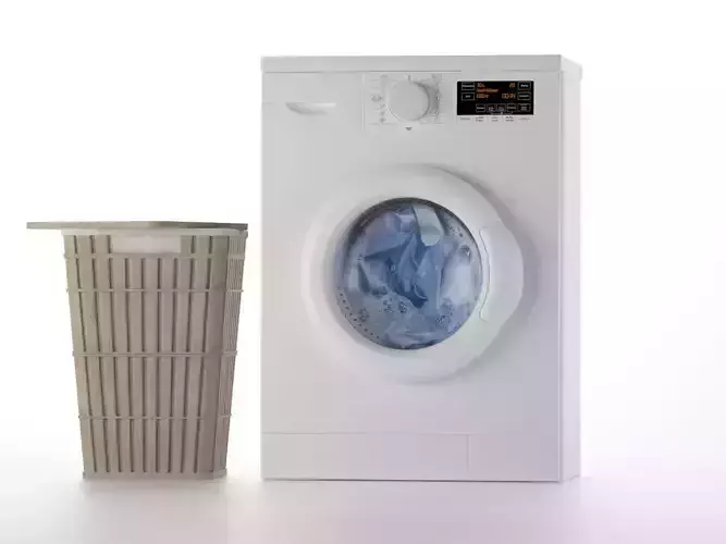Washing machine and clothes basket trash
