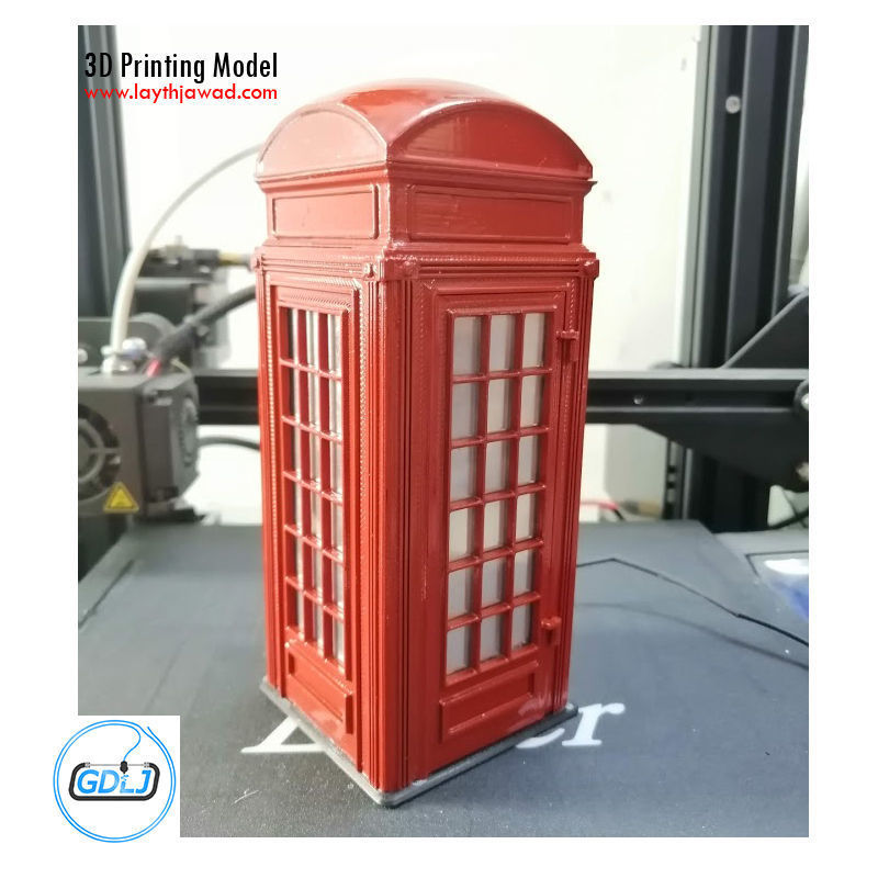 Phone Booth 3D print model_1