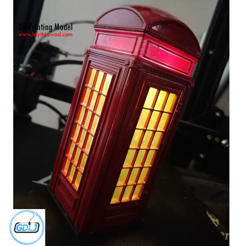 Phone Booth 3D print model_6