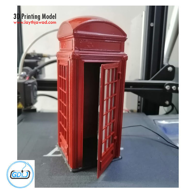 Phone Booth 3D print model_2