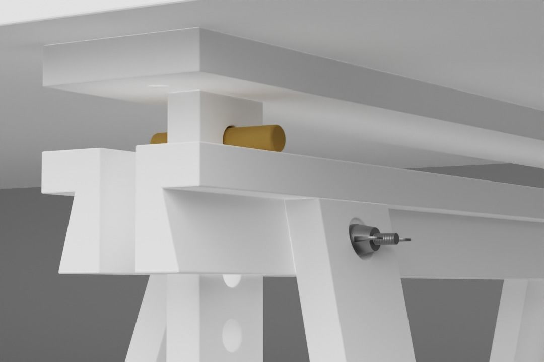 Designers Table 3D model_4