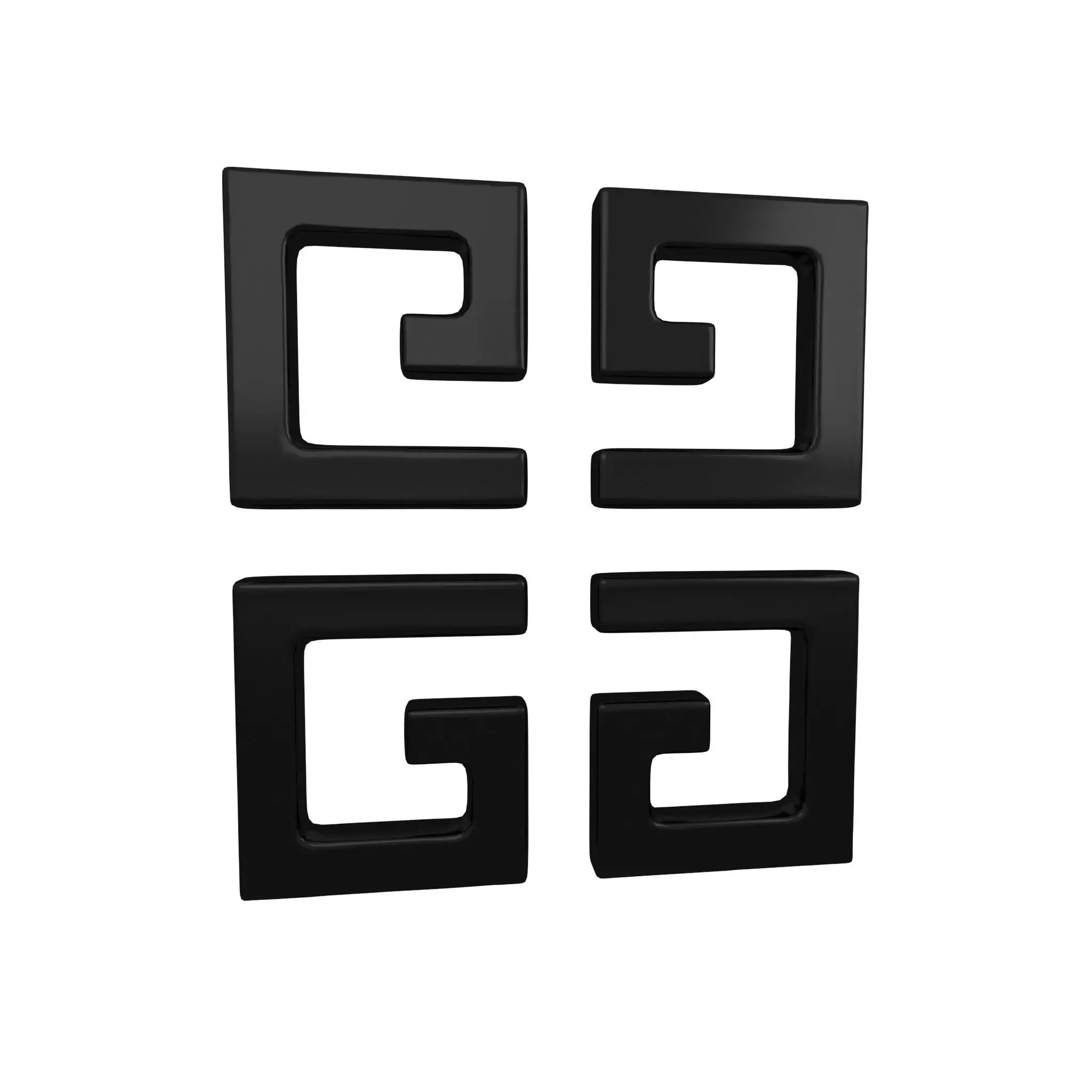 Givenchy Logo v1 004 Free low-poly 3D model