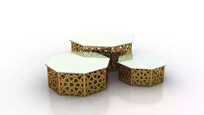 Arabesque Table 3D model