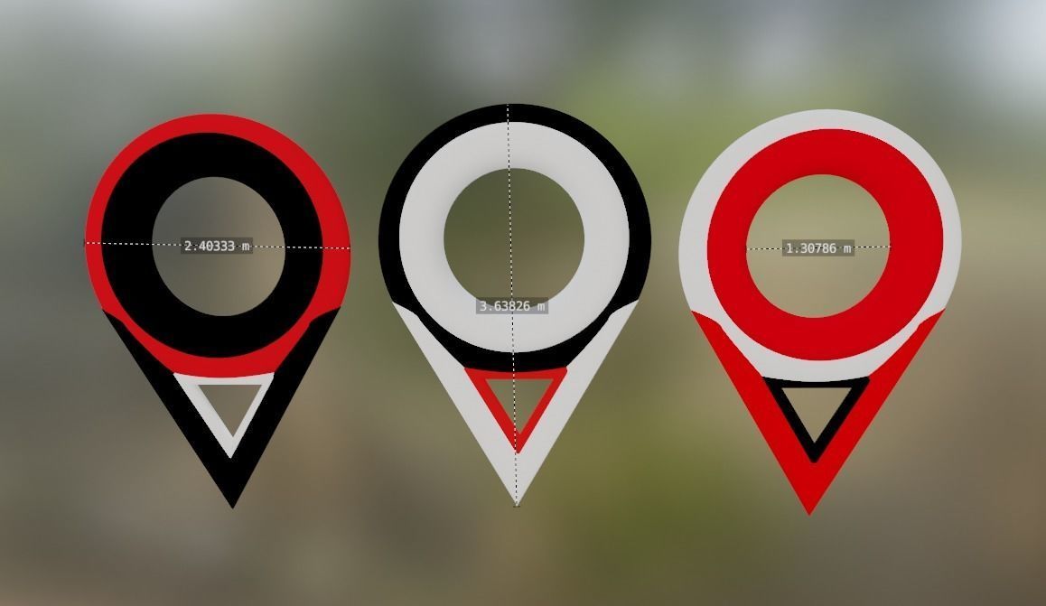 Map pointer 3D model_1