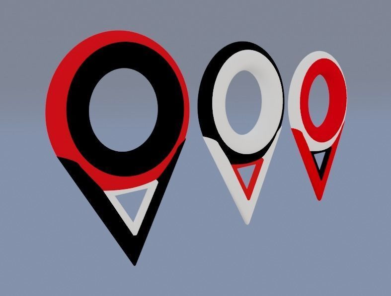 Map pointer 3D model_2