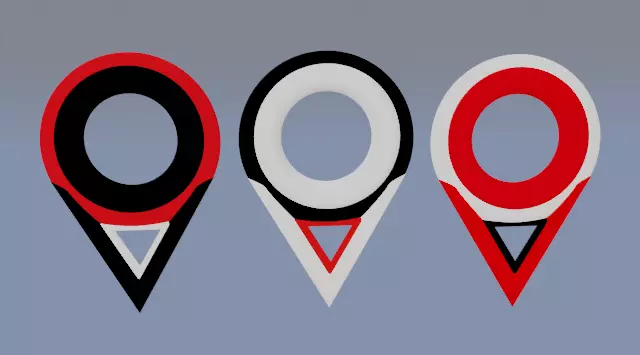 Map pointer 3D model_0