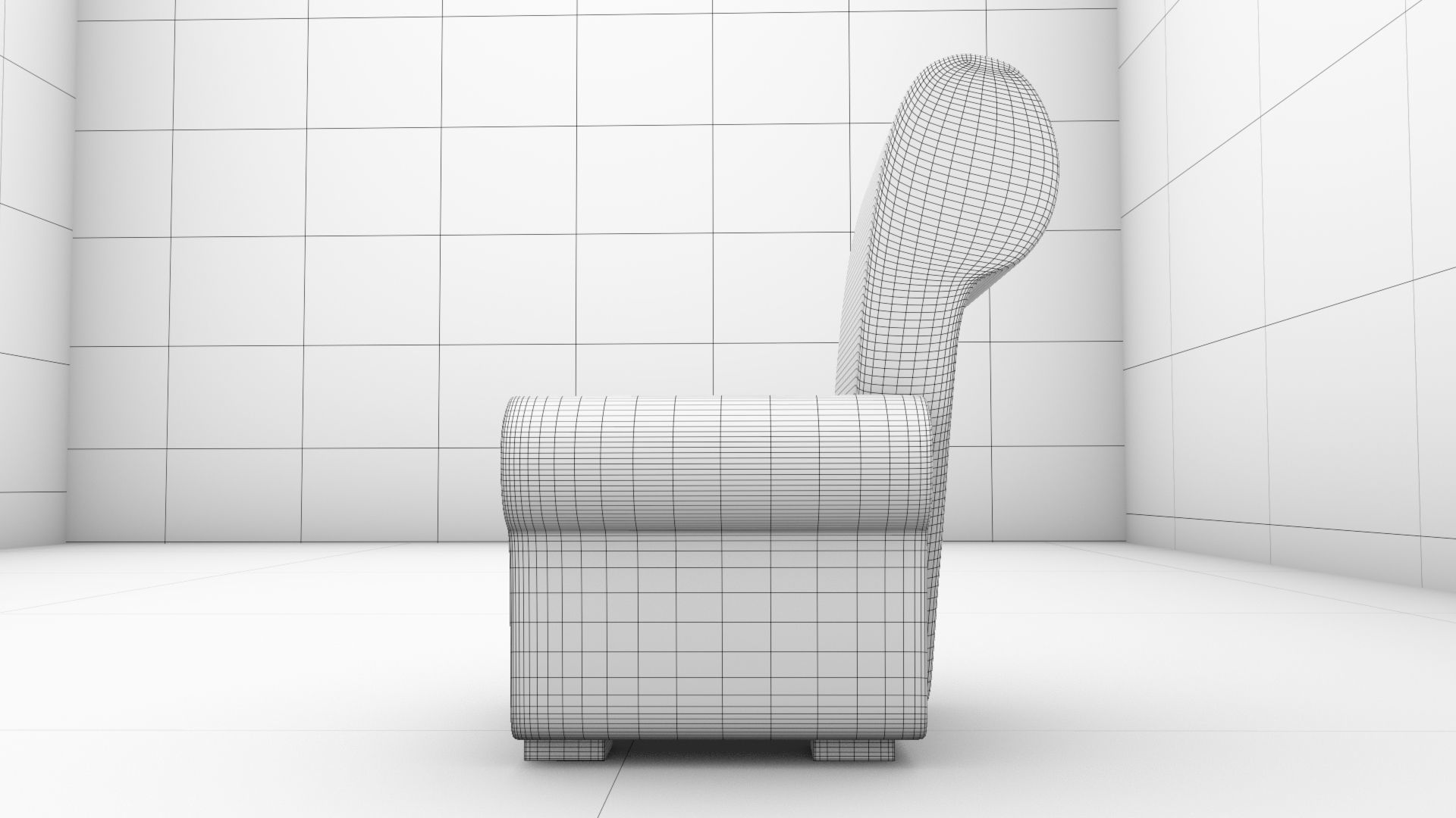 Sofa model chair 3D model_8