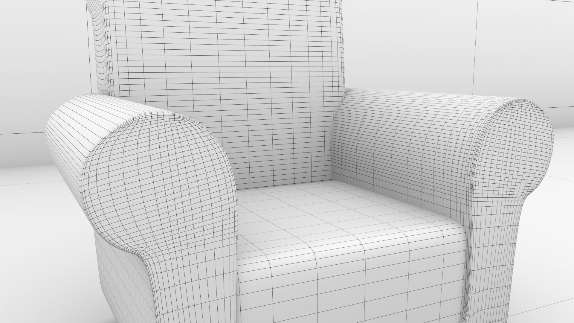 Sofa model chair 3D model_7