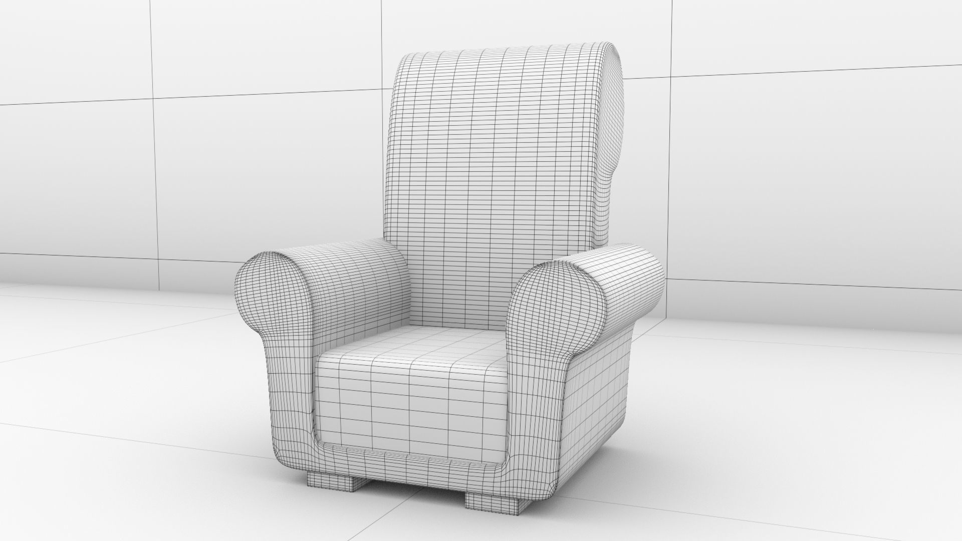 Sofa model chair 3D model_5