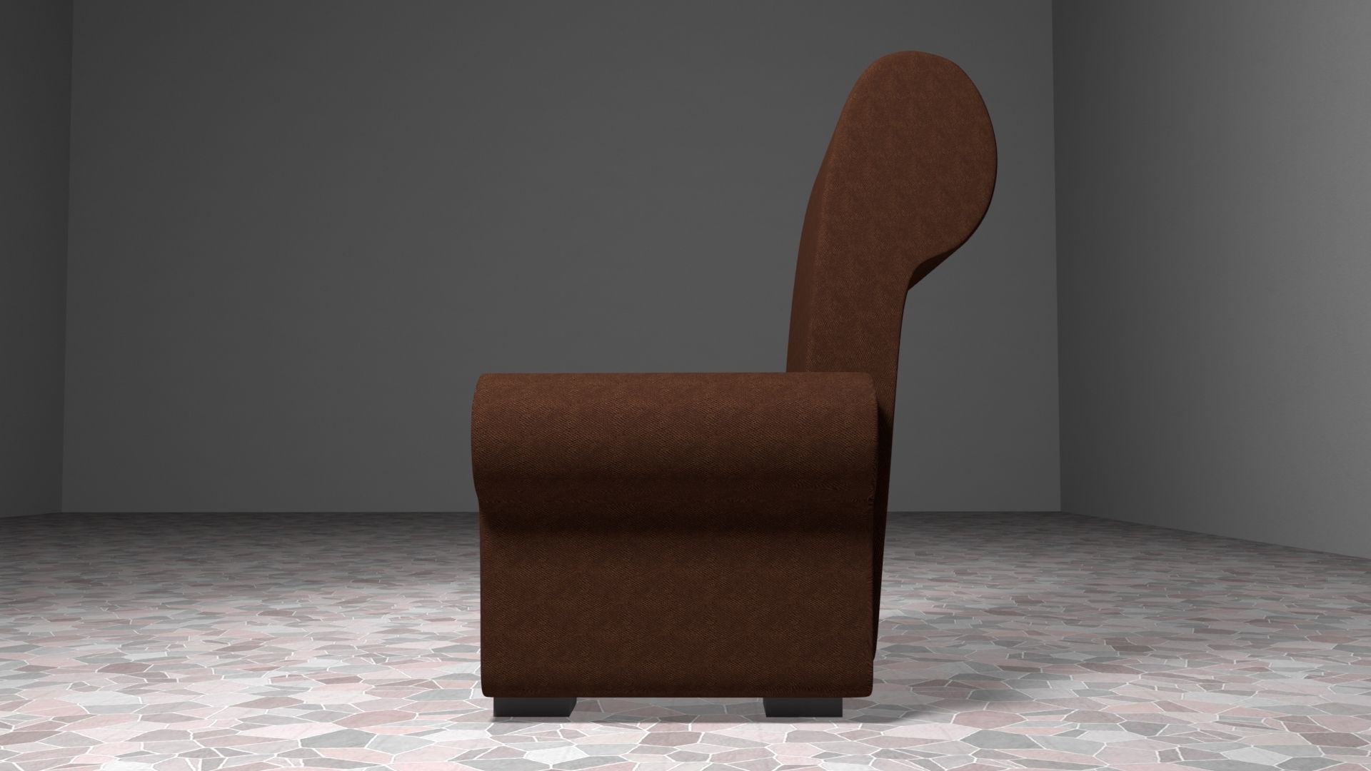 Sofa model chair 3D model_4