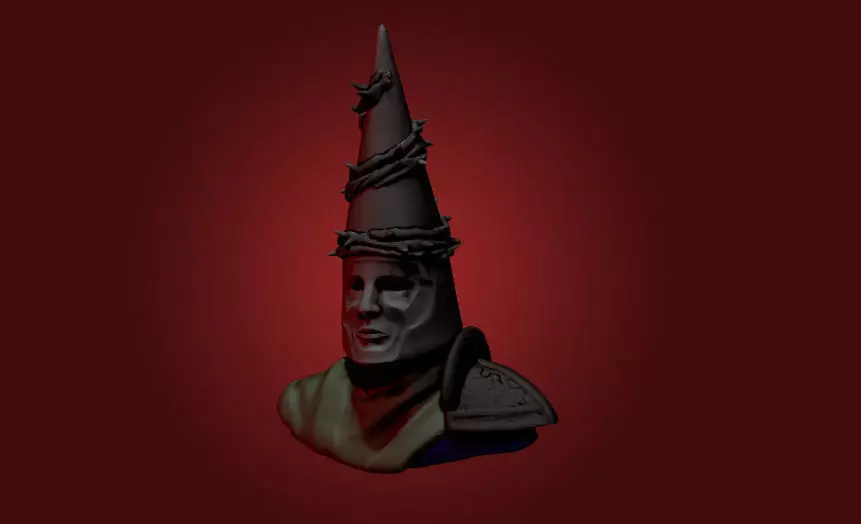 Blasphemous Penintent One Bust 3D print model_0