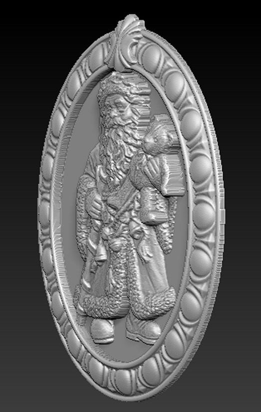 Merry Christmas 3D Model 3D print model_3