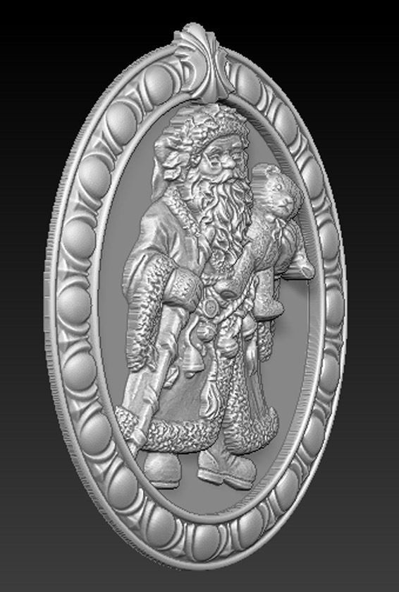 Merry Christmas 3D Model 3D print model_2