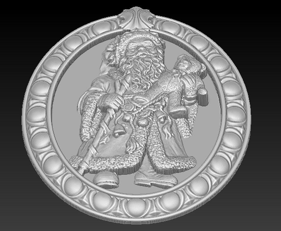 Merry Christmas 3D Model 3D print model_4