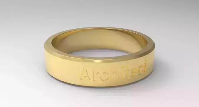 Architect Ring Gold
