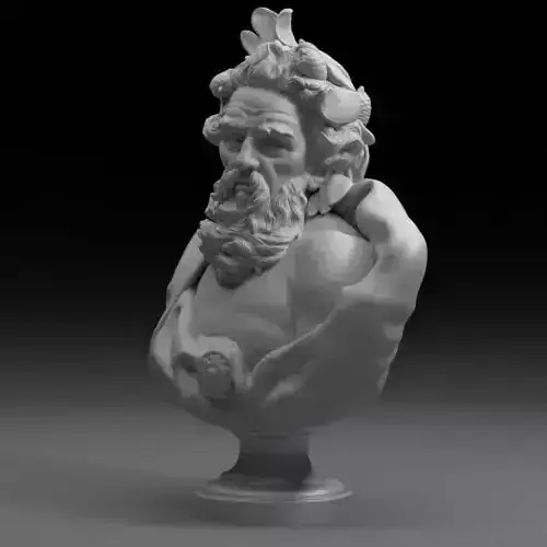 Bust Of Neptune 