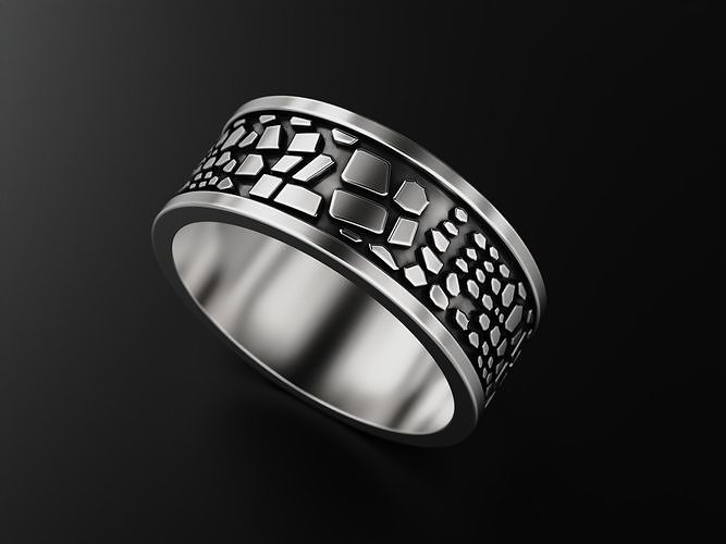 Wedding ring 027 New 3D print model