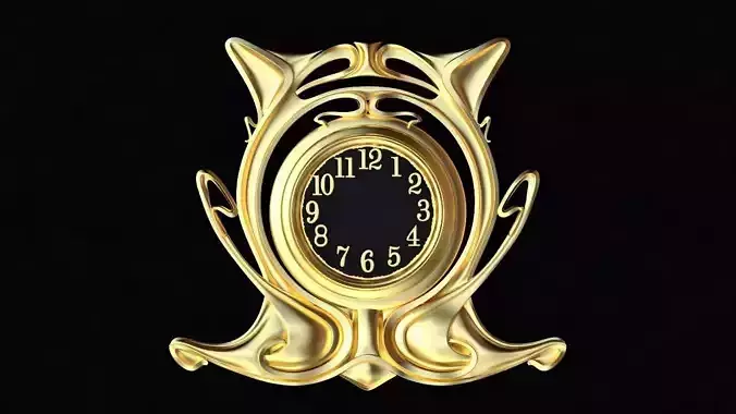 clock golden