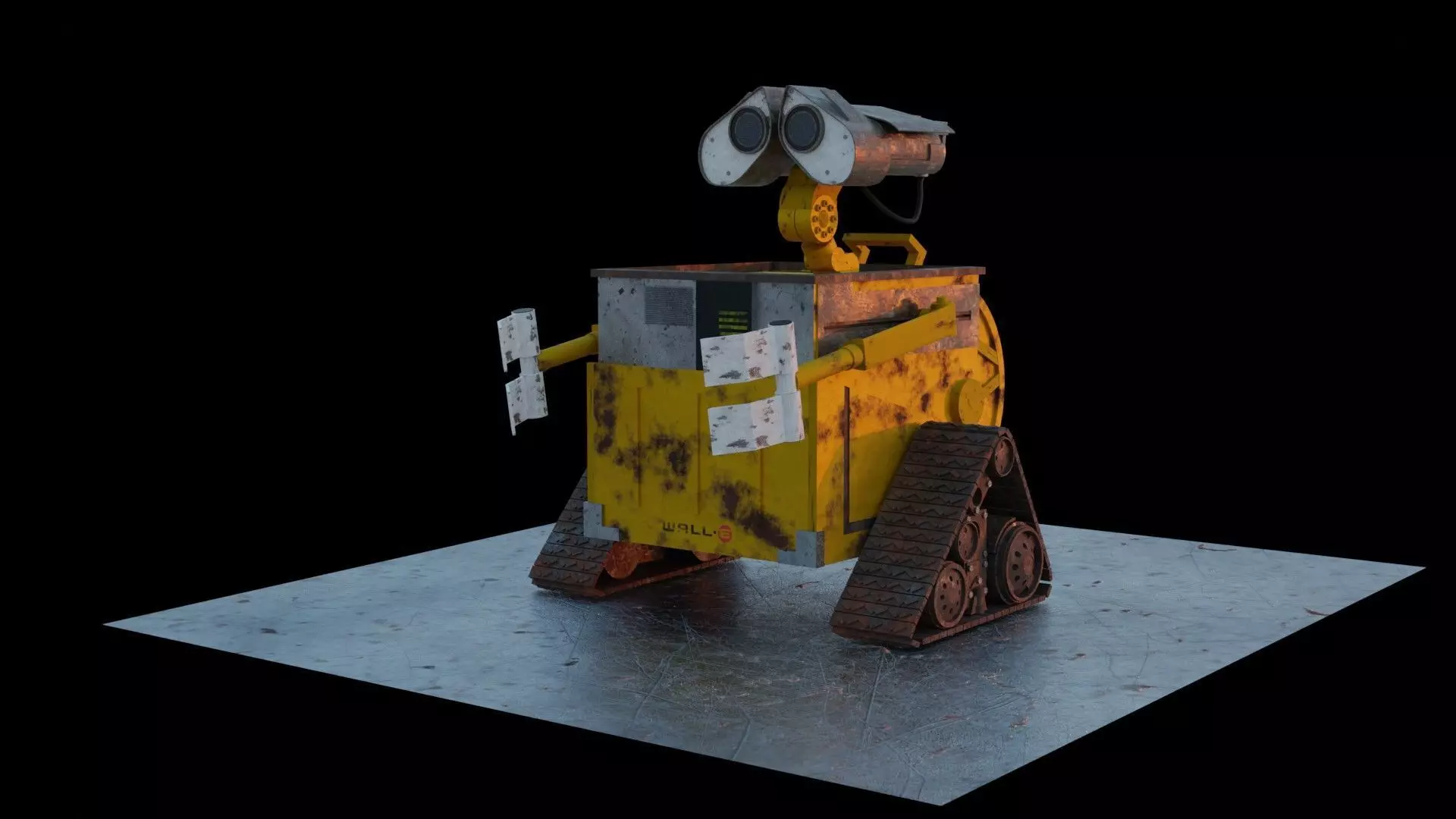 Wall-e wall e robot 3D model_0