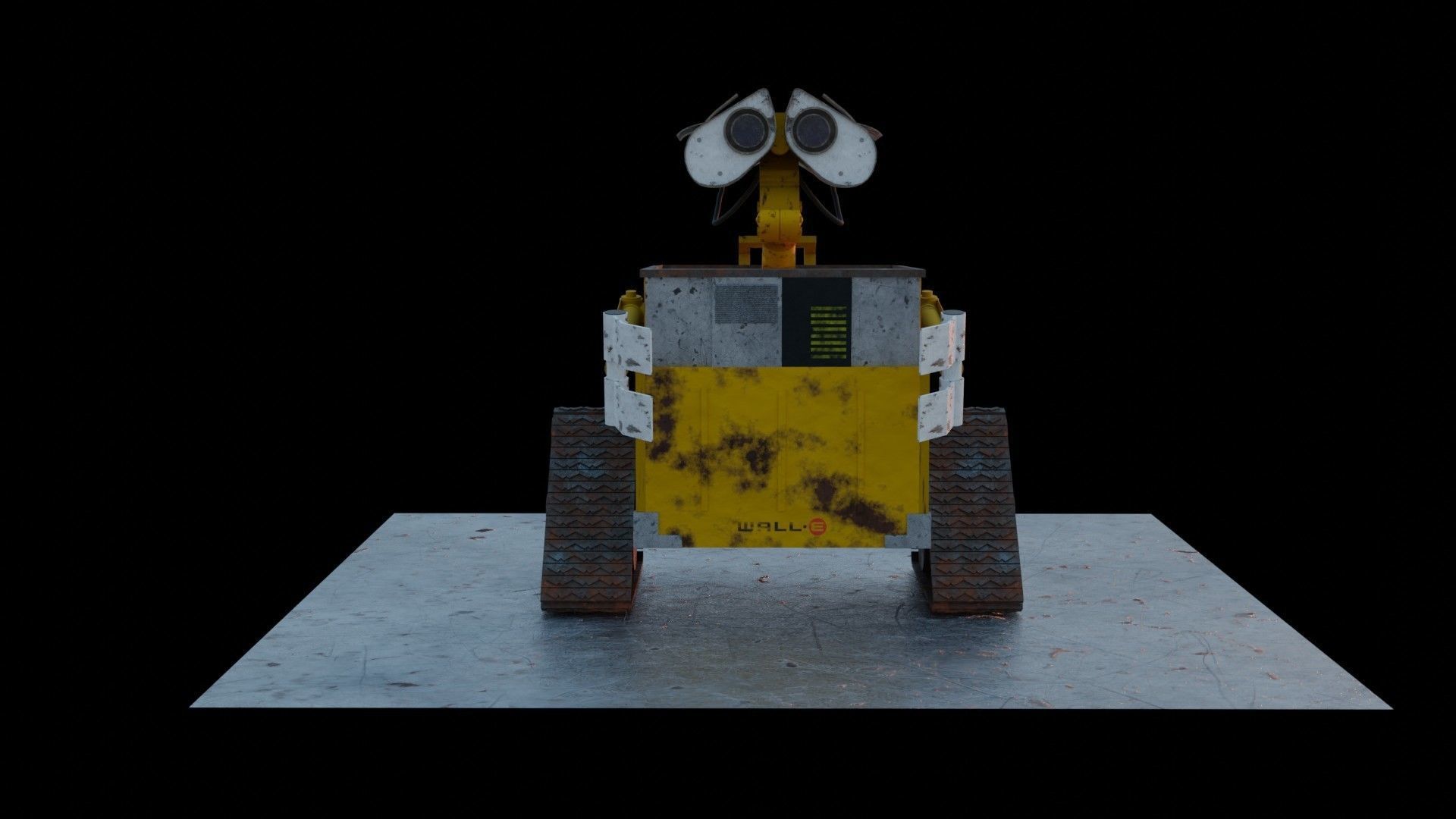 Wall-e wall e robot 3D model_2