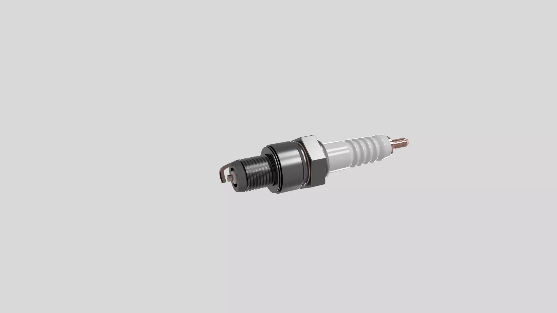 spark plug 3D model