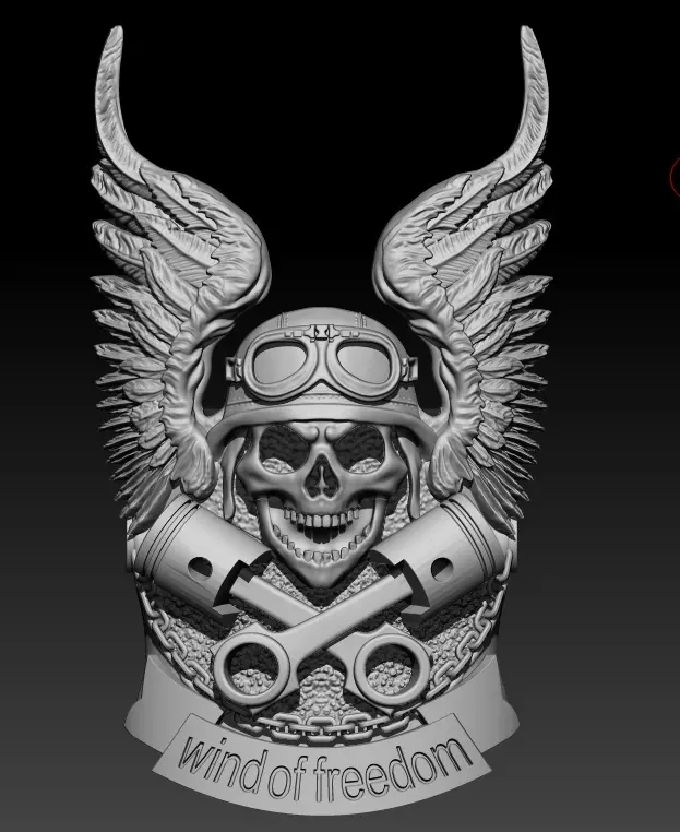 Lock for  leather bracelet 3D print model_0