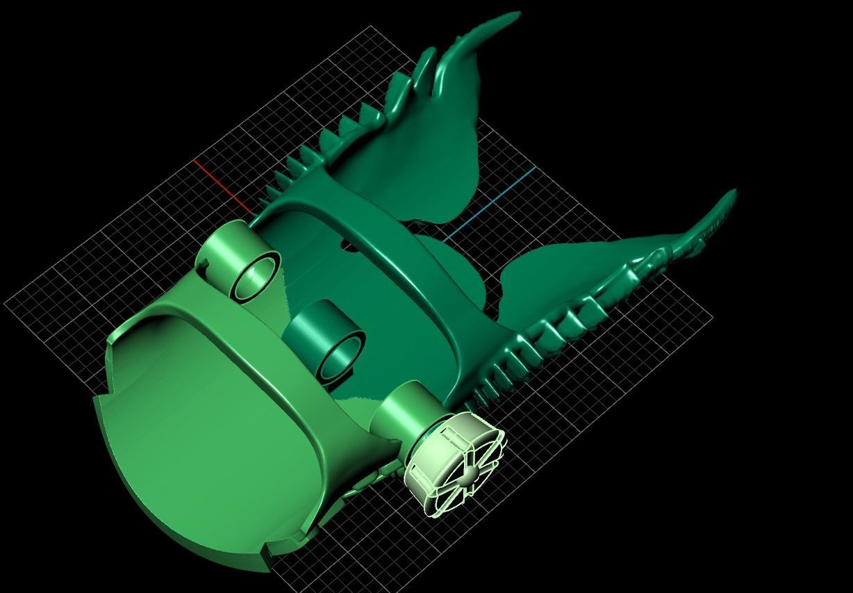 Lock for  leather bracelet 3D print model_2