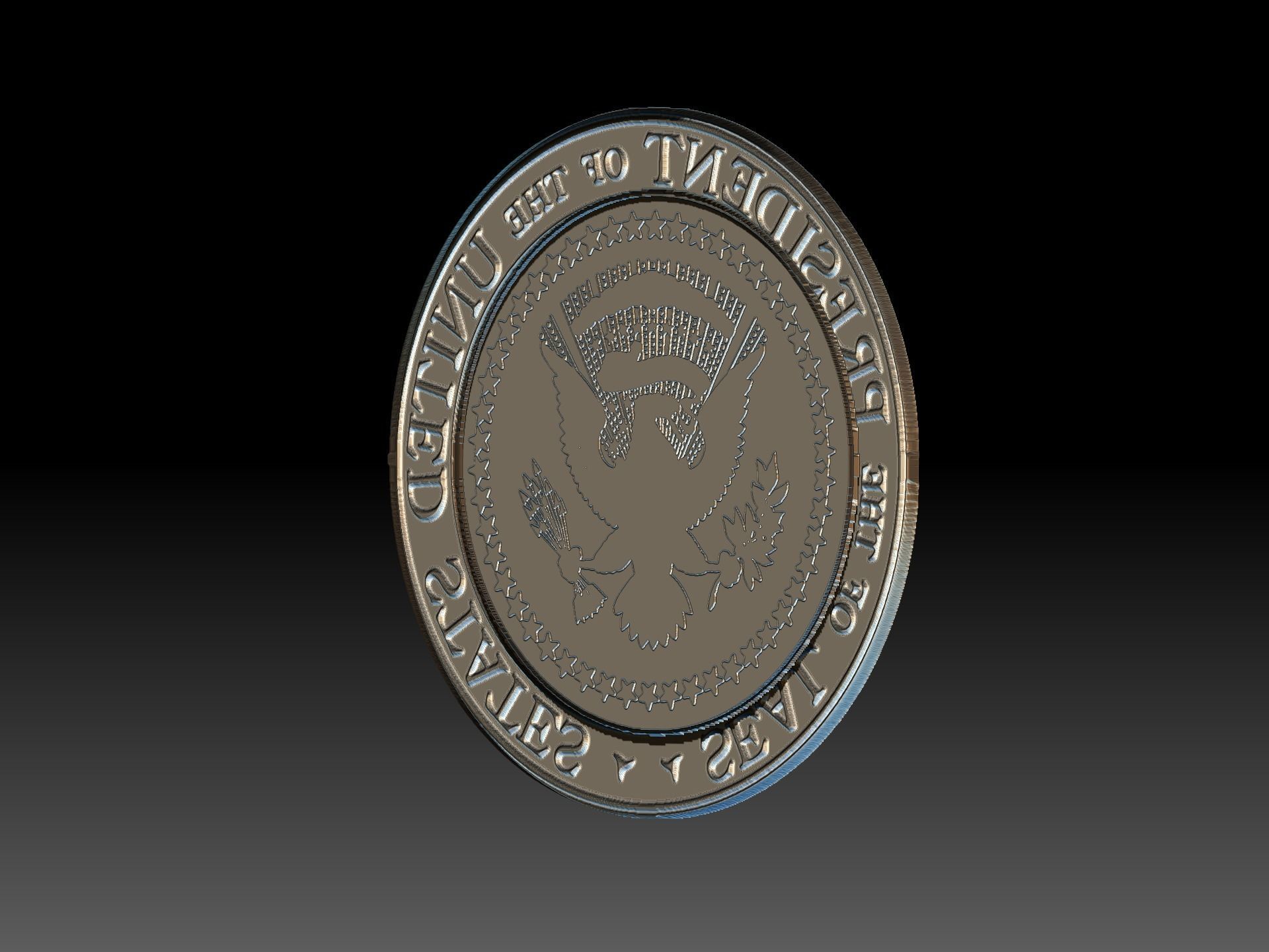 Presidential Seal 3d Printing 3D print model_3