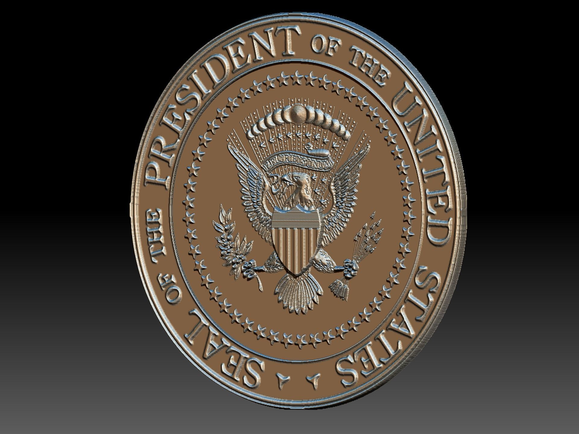 Presidential Seal 3d Printing 3D print model_1