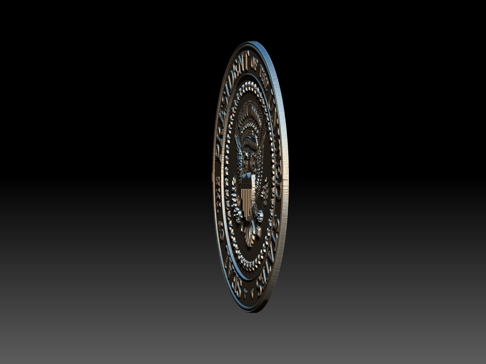 Presidential Seal 3d Printing 3D print model_2