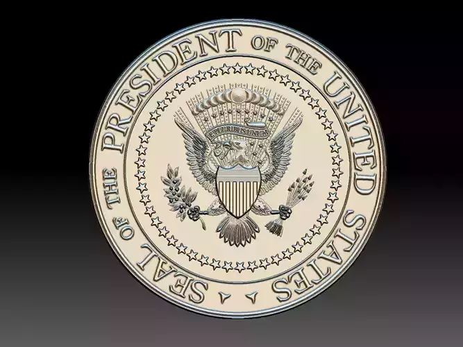 Presidential Seal 3d Printing 3D print model